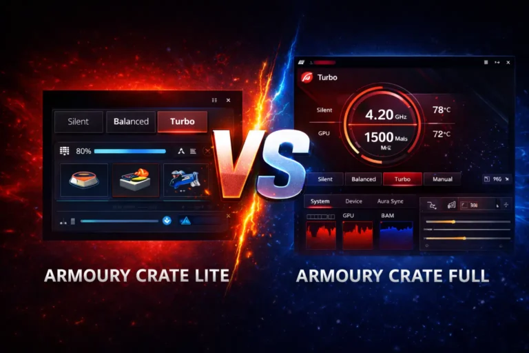 Armoury Crate Lite vs Full Which One Is Right for You