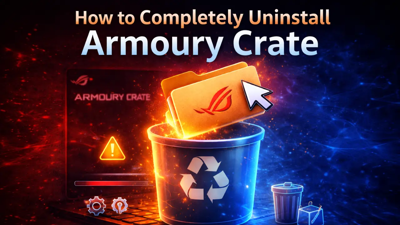 How to Completely Uninstall Armoury Crate