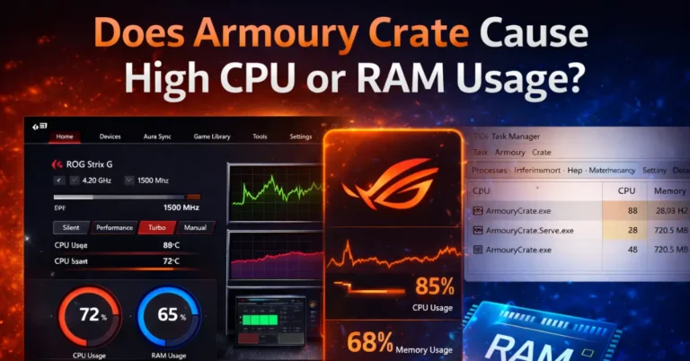 Why Is Armoury Crate Using High CPU or RAM