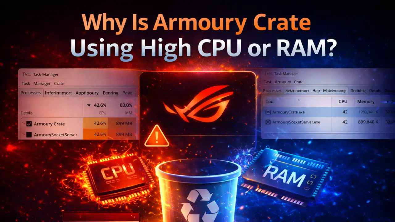 Why Armoury Crate uses high CPU and RAM