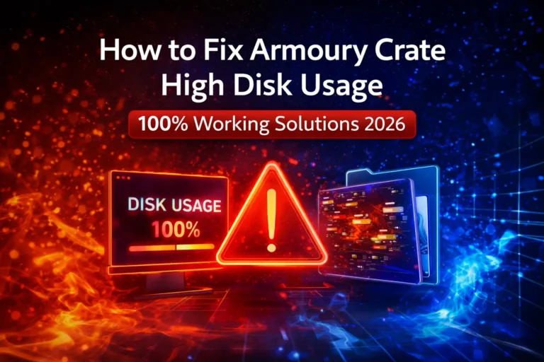 Armoury Crate High Disk Usage